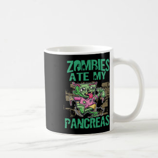 Zombies Ate My Pancreas Diabetes Awareness Type 1 Koffiemok