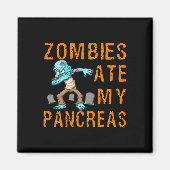 Zombies Ate My Pancreas - Fun Diabetes Magneet (Voorkant)
