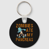 Zombies Ate My Pancreas - Fun Diabetes Sleutelhanger (Voorkant)
