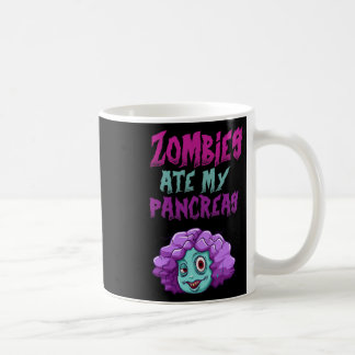 Zombies aten mijn alvleesklier T1d Type 1 Diabetes Koffiemok