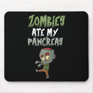 Zombies aten mijn alvleesklier T1d Type 1 Diabetes Muismat