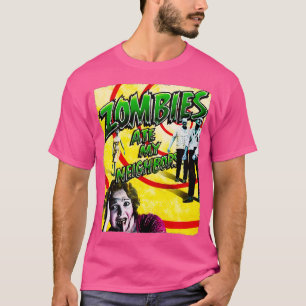 ZOMBIES ATEN MIJN BUREN OP T-SHIRT