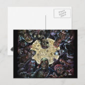 Zombies Attack (Zombie Horde) Briefkaart (Voorkant / Achterkant)