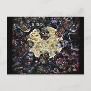 Zombies Attack (Zombie Horde) Briefkaart