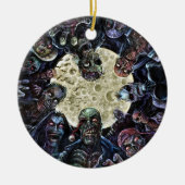 Zombies Attack (Zombie Horde) Keramisch Ornament (Voorkant)