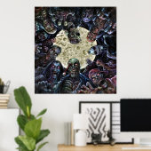 Zombies Attack (Zombie Horde) Poster (Thuiskantoor)