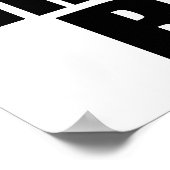 Zombies betekenen zaken poster (Hoek)