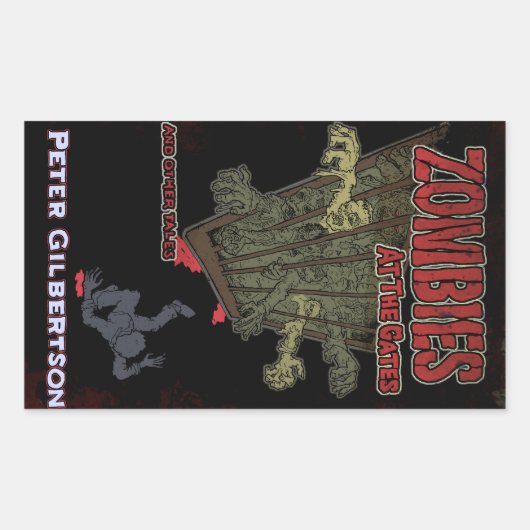 Zombies bij de Gates stickers (Voorkant)