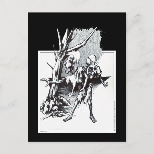 Zombies Briefkaart (Voorkant)