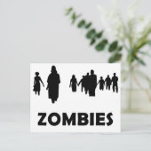 Zombies Briefkaart (Staand voorkant)