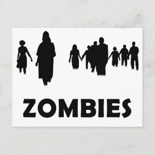 Zombies Briefkaart