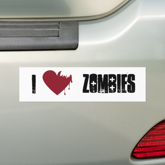 Zombies Bumpersticker (Op auto)