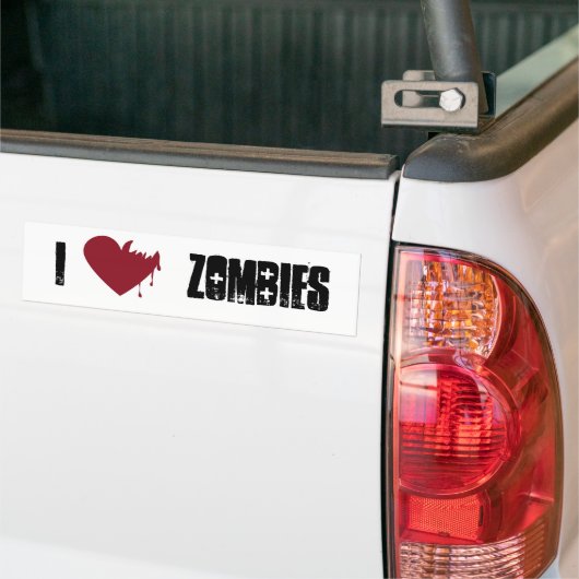 Zombies Bumpersticker (Op Truck)