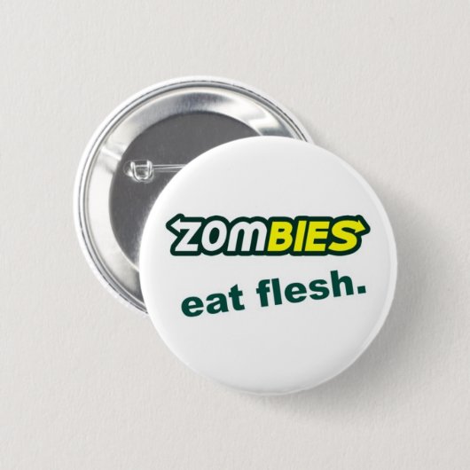 Zombies Button (Voorkant /achterkant)