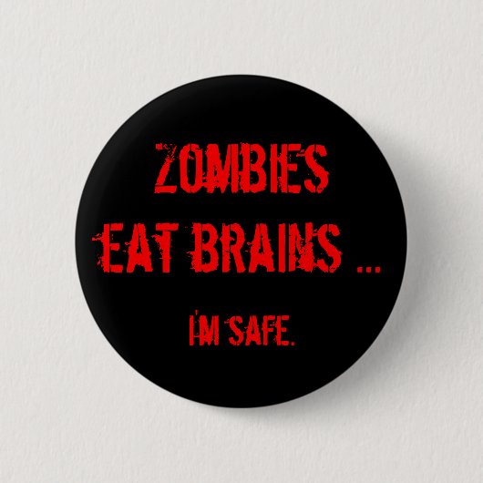 Zombies Button (Voorkant)