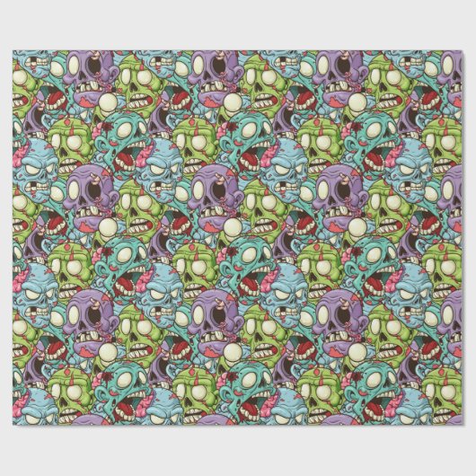 Zombiës! Cadeaupapier (Vlak)