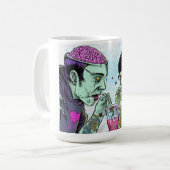 zombies caneca koffiemok (Voorkant links)