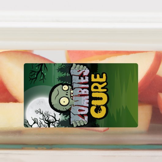 Zombies Cure Party Labels (Aangebracht)