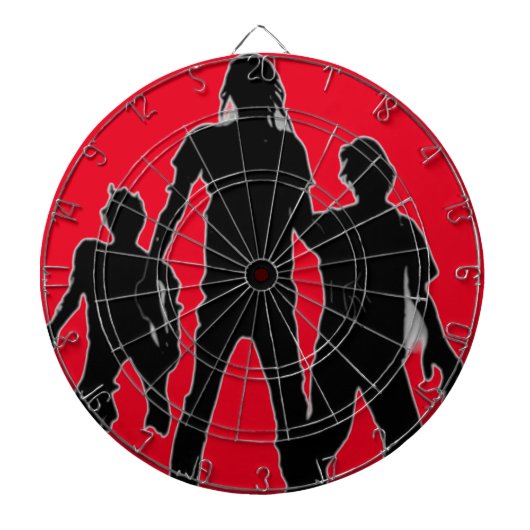 Zombies Dartboard Dartbord (Voorkant)