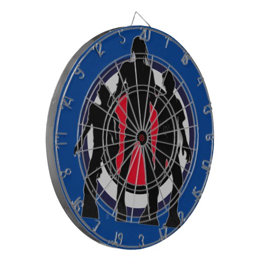 Zombies Dartboard Dartbord (Voorkant Links)