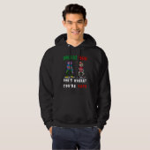 zombies eat brains don't worry you're safe hoodie (Voorkant volledig)