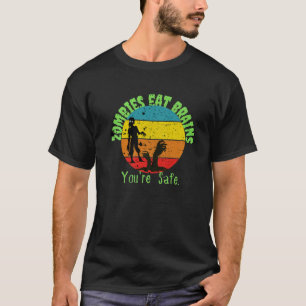 Zombies Eat Brains Funny Boys Teen Kinder Ha T-shirt