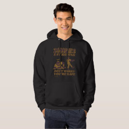 ZOMBIES EAT BRAINS MAKEN JE NIET ZORGEN DAT JE VEI HOODIE