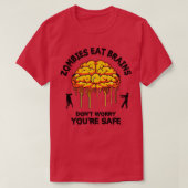 Zombies Eet Hersenen 1 T-shirt (Design voorkant)
