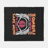 Zombies eten hersenen klassiek fleece deken (Voorkant (Horizontaal))