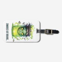 Zombies eten hersenen. Spooky Halloween Jar met Gl