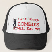Zombies eten me op trucker pet (Voorkant)