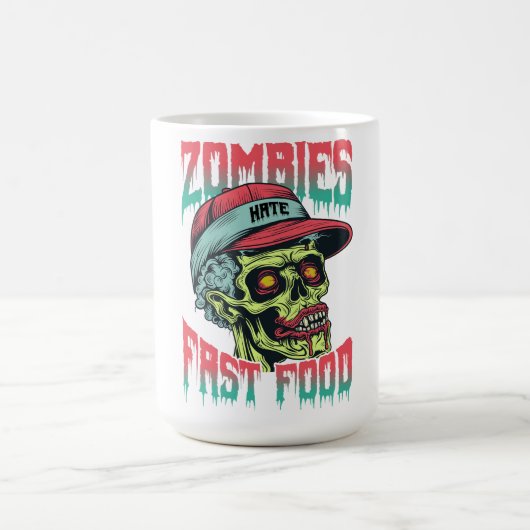 Zombies Fast Food Mok | Grappige Horror Koffiekop (Center)