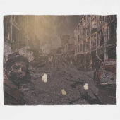 ZOMBIES FLEECE DEKEN (Voorkant (Horizontaal))