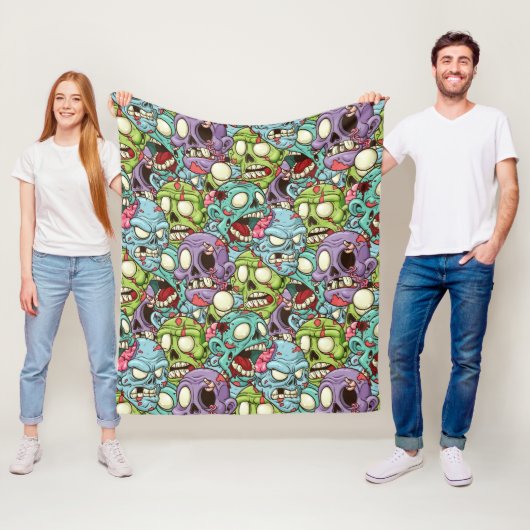 Zombiës! Fleece Deken (In situ)