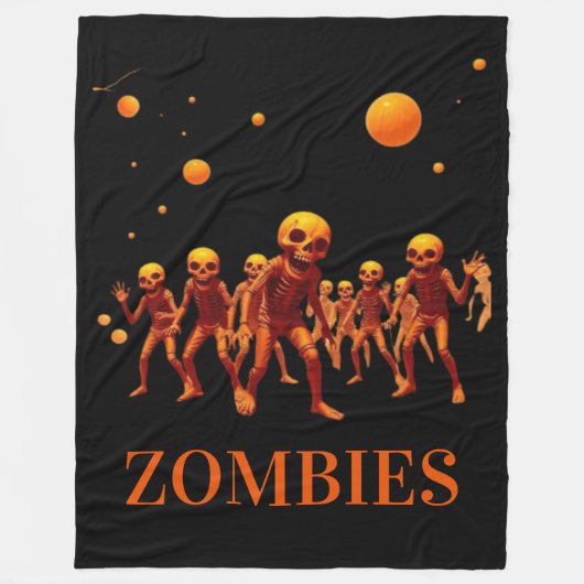 ZOMBIES FLEECE DEKEN (Voorkant)