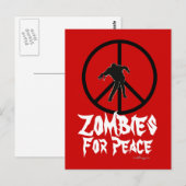 Zombies for Peace Briefkaart (Voorkant / Achterkant)