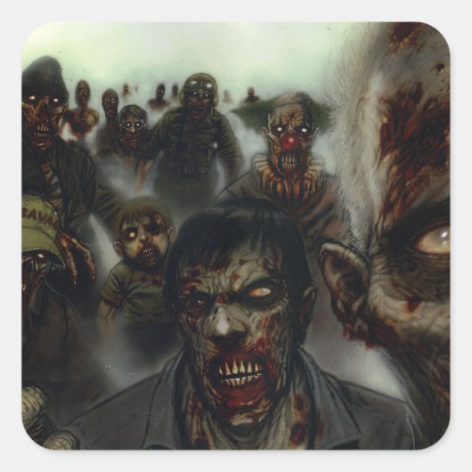 Zombies Halloween Stickers (Voorkant)