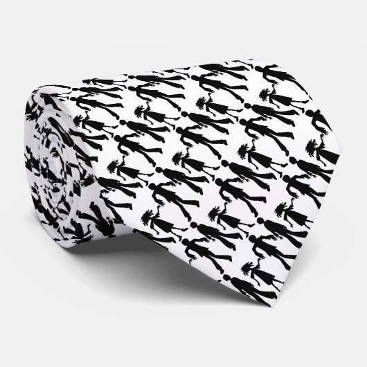 Zombies Halloween Walking Dead Stropdas (Opgerold)