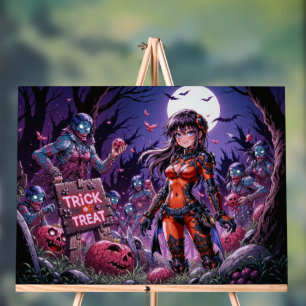Zombies Hand-out Hersenen Halloween Snoep of een L Acryl Bord