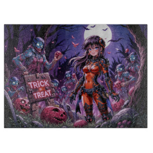 Zombies Hand-out Hersenpan Halloween Snoep of een Snijplank