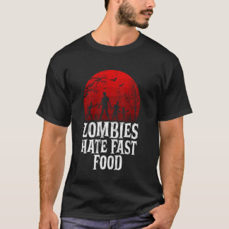 Zombies Hat Fast Food Zombie T-shirt
