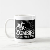 Zombies-Hate-Fast-Food-Black Koffiemok (Links)