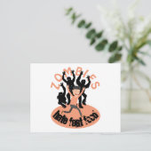 Zombies Hate Fast Food Briefkaart (Staand voorkant)