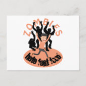 Zombies Hate Fast Food Briefkaart (Voorkant)