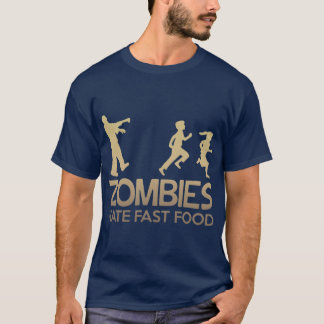 Zombies Hate Fast Food familie meisje vriendin fam T-shirt