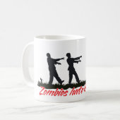 Zombies Hate Fast Food Koffiemok (Voorkant links)