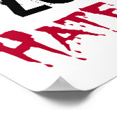 Zombies hate Fast Food Poster (Hoek)