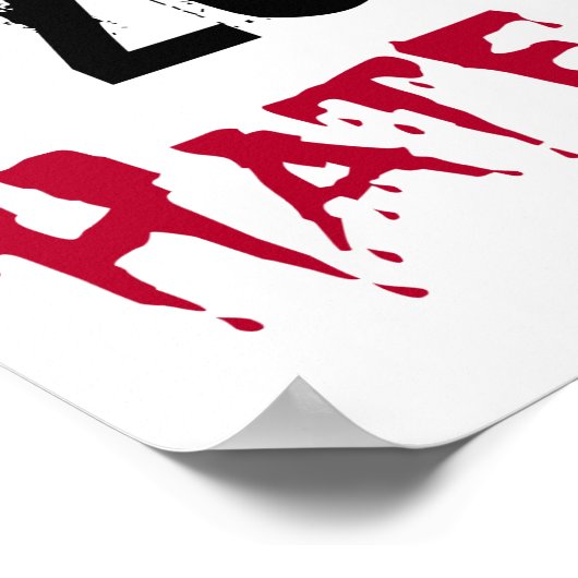 Zombies hate Fast Food Poster (Hoek)