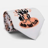 Zombies Hate Fast Food Stropdas (Opgerold)