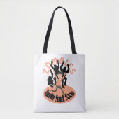 Zombies Hate Fast Food Tote Bag (Voorkant)